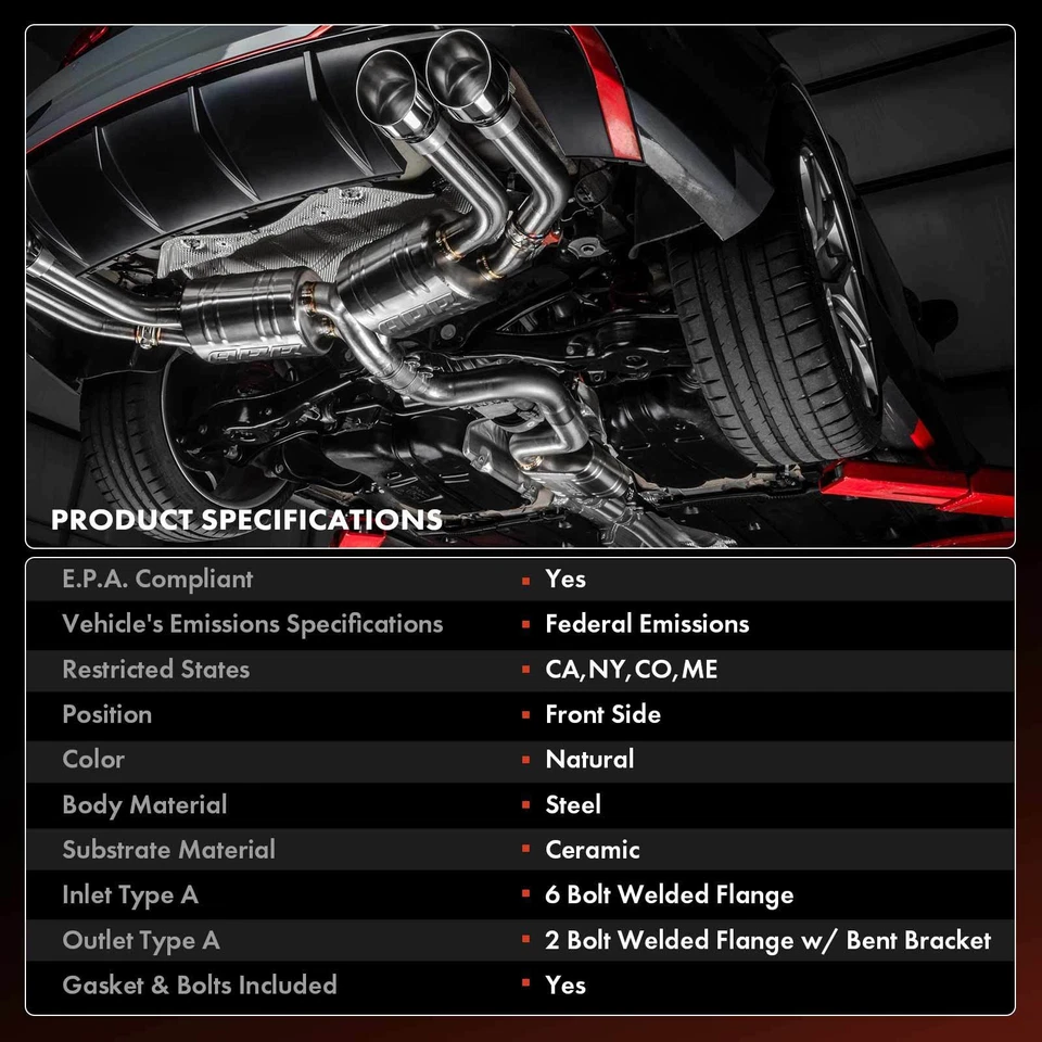 Convertidor catalítico delantero para Toyota RAV4 Highlander Sienna Lexus RX350 RX450h Foto 3 de 4