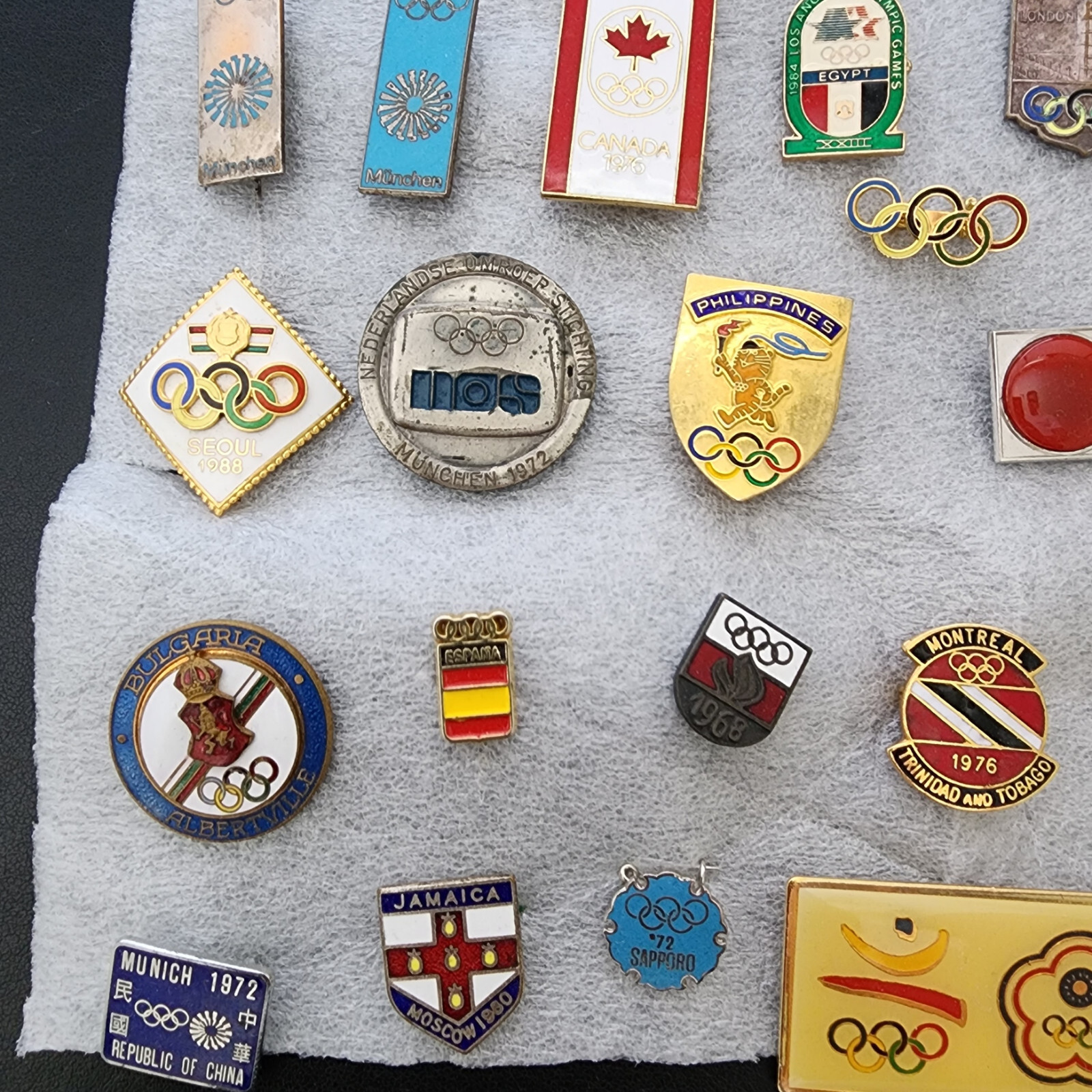 Rare Vintage Olympic Collection Of 63 NOC Pins Badges eBay