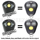 2 Remote For Valet Aftermarket Keyless Entry Car Key Fob Control Ezsdei474P