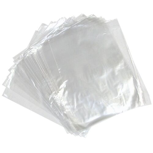 1000 CLEAR PLASTIC POLYTHENE BAGS 12x18" 80 GAUGE - Afbeelding 1 van 1