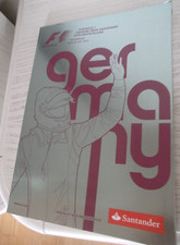 Formula 1 Grosser Preis von Deutschland Hockenheim 2014 Santander Programmheft