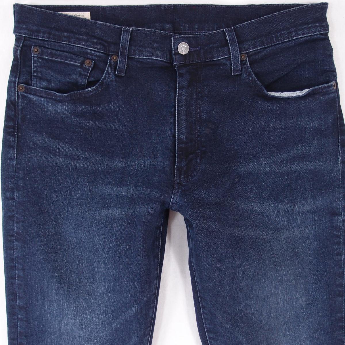 Jeans Levi's 511 Slim Homme – Taille W34 L30, Stretch, Délavé Bleu, Occasion Très Bon état