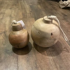 My Texas House Ornament Wood Bell 10” & 6”  Christmas Hanging 2 NEW Walmart