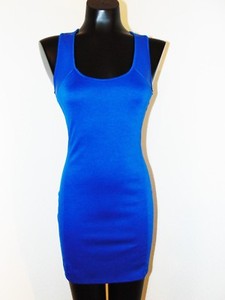 royal blue fitted dress