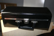 NOS Black Carry Case for 30 Cassettes by Perrin