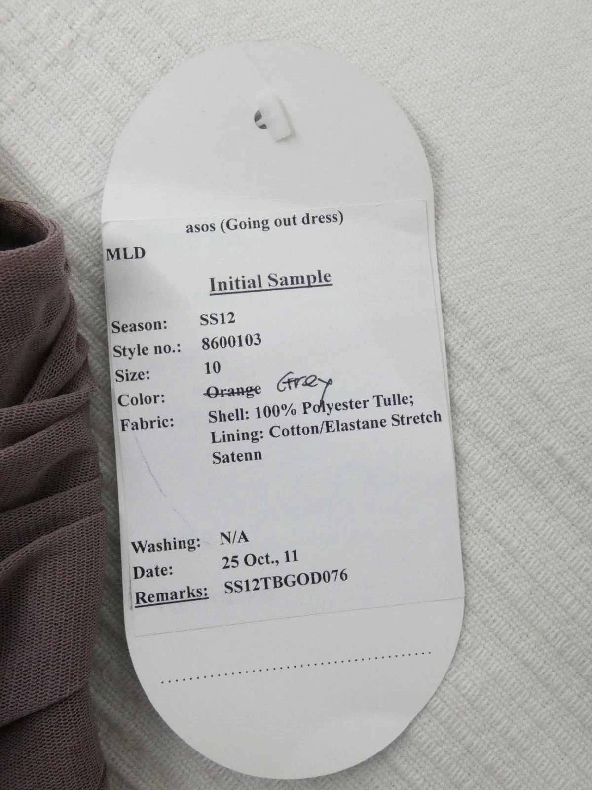 ALEXANDER WANG Abito Asos rete drappeggiato rosa scuro asimmetrico riunito festa matrimonio insolito UK10