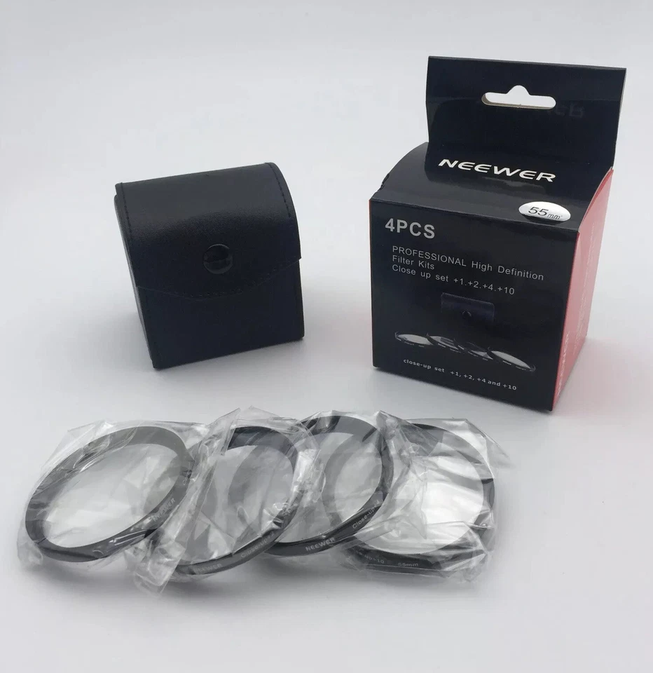 Neewer Professional Photography High Definition Close Up Filter Set 55mm Screw - Image 2 of 4