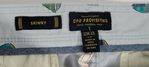 CPO Provisions Shipmen Supply Nautical Distressed Pants Mens Pants 32W x 32L - Picture 5 of 8