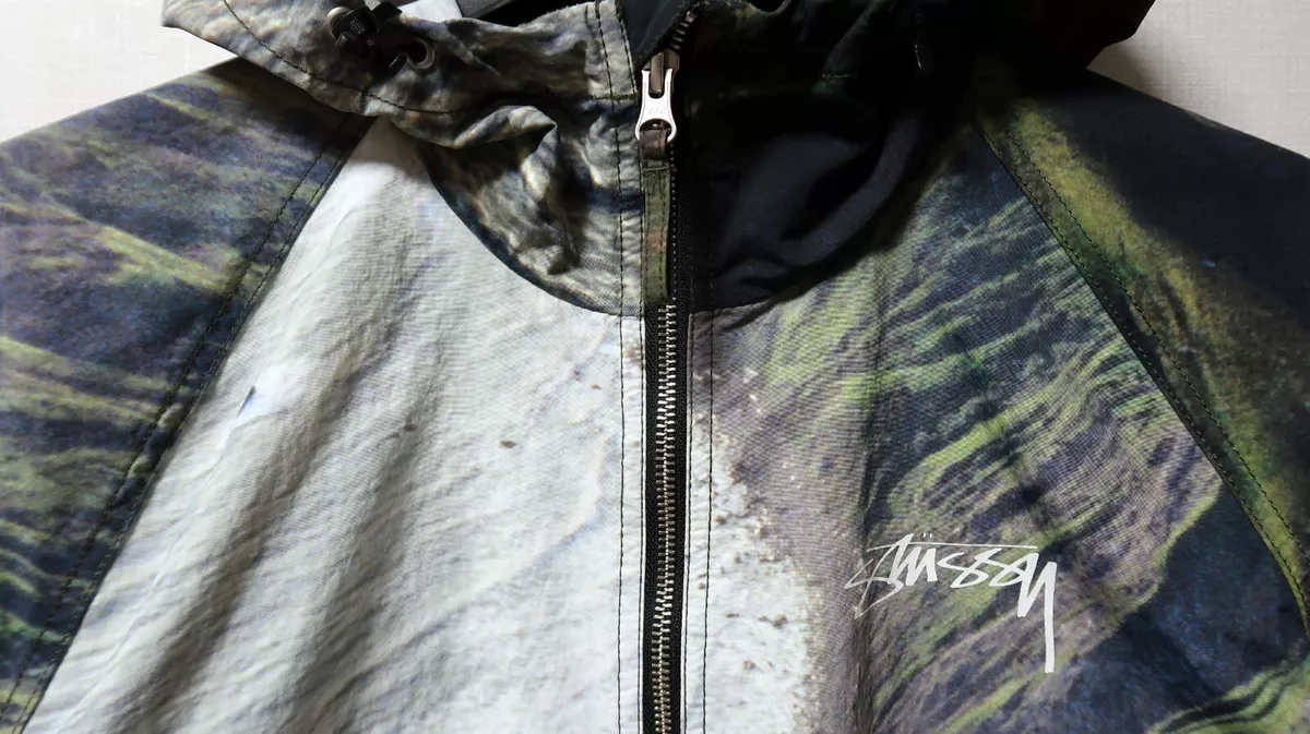 stussy coastline beach shell jacket size small | eBay