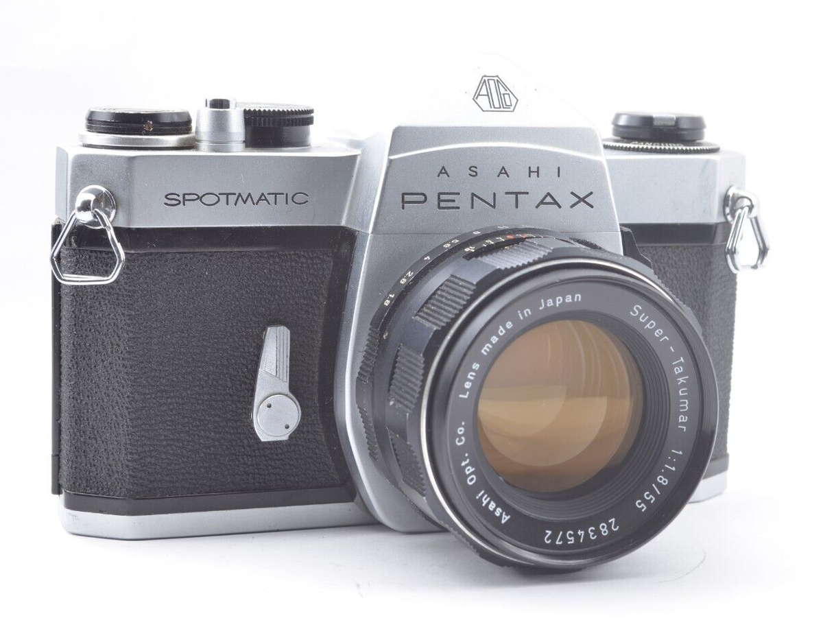 Mint】ASAHI PENTAX SPOTMATIC SP SLR + Super-Takumar 55mm f
