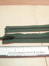 New Green Military 28" Zipper Closed End 5325002826646 1.5" Wide