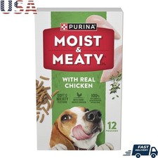 Purina Dry Dog Food High Protein Real Chicken 6 Oz Pouch 12 Pack Fresh Adult US 2.86 per pound