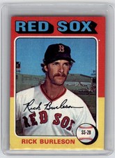 1975 Topps Rick Burleson RC Boston Red Sox #302 2199