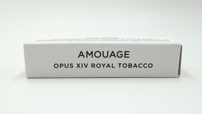 Amouage Royal Tobacco Opus XIV eau de parfum 2 ml .06 fl oz Boxed spray