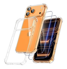 Clear Case For iPhone 17 16 15 14 Pro Max Plus Air 13 12 11 SE Shockproof  Cover