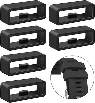 6 Pack Band keepers for Garmin Instinct 2 / Tactical/Solar/Tide/Esports Watch...