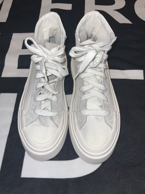 Unisex Hi Top Converse Triple White All-Star Insoles Have Been Removed 6.5 M  8w