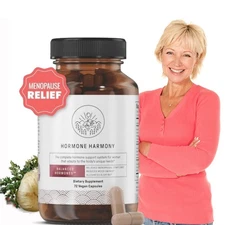 Happy Mammoth Hormone Harmony Natural Hormonal Support for Women 72 Capsules