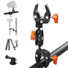 Double Super Clamp Camera Mount 1/4 Inch Threads Metal Magic Arm Studio Stand