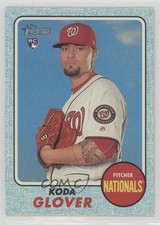 2017 Topps Heritage High Number Blue Border Koda Glover #568 fm0