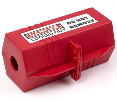 Red Plug Lockout Tagout 83 x 83 x 178 mm Stecker Lockout Gerät,Stromstecker S...