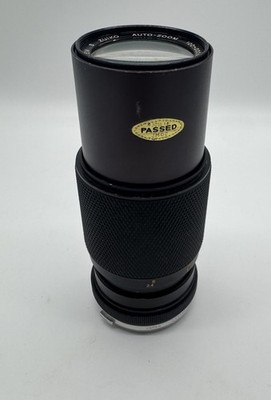 Olympus OM-System S Zuiko Auto-Zoom 100~200mm 1:5 Telephoto Lens w/Caps & Case