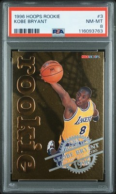 KOBE BRYANT 1996-97 EX RC PSA 8 コービー高騰中！ 1996 HOOPS RC #3 KOBE BRYANT ROOKIE RC PSA 8 | eBay