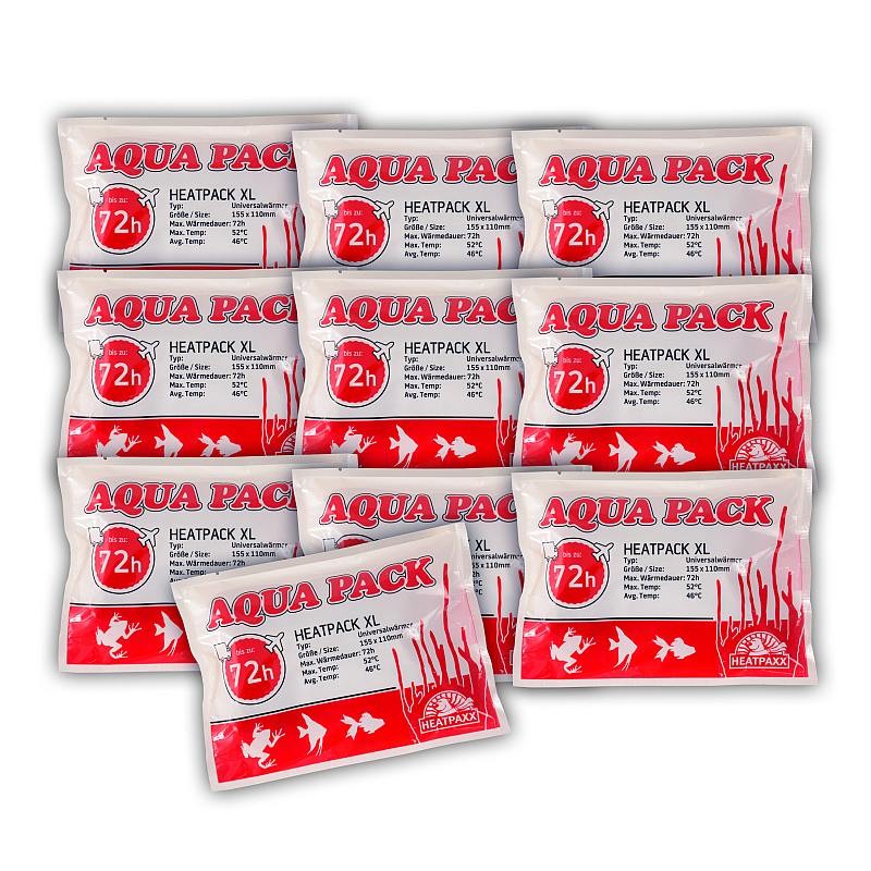 72h HeatPack | 10 Stück | Aquapack | HeatPaxx | Wärmekissen für den Versand