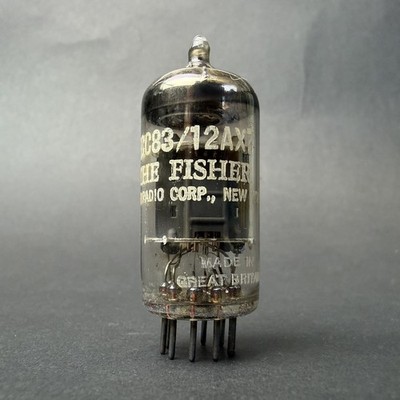 12AX7  ECC83 Mullard Tube Fisher Valve O Getter TV7 Test Good E-117
