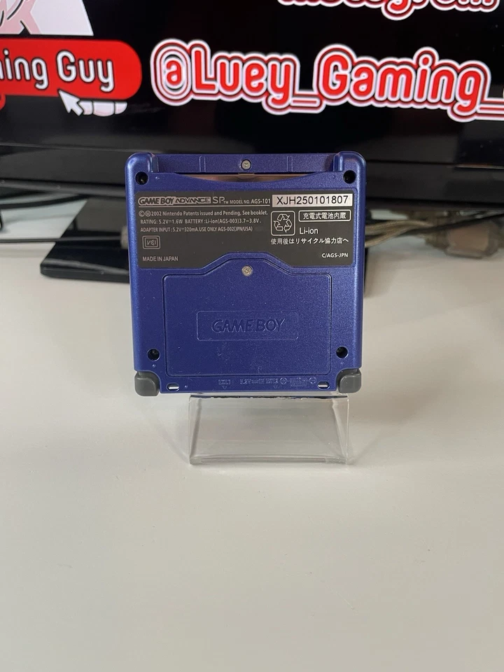 Nintendo Gameboy Advance SP (Blue Kyogre Color) IPS V5 with Authentic Sapphire - Image 4 of 4