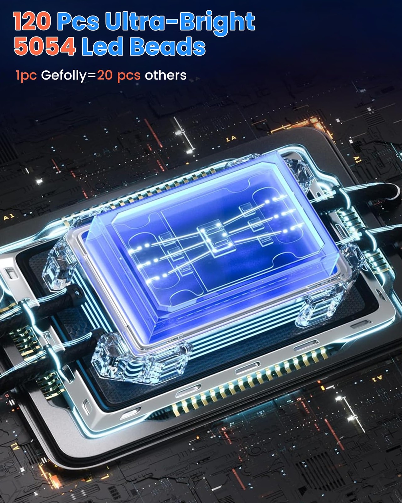 SL-4600W Solar Street Light Outdoor, Wide Angle Commercial Parking Lot Light ...