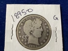 1895-O Barber Silver Half Dollar     B1311