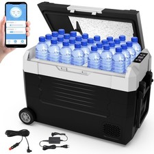 Kompressor Kühlbox 55L Kühlschrank Auto Camping APP 12V-24V/240V Gefrierbox