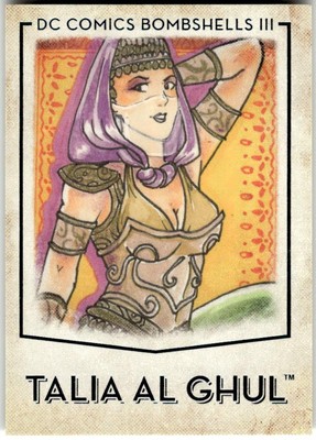 2019 Cryptozoic DC Bombshells Series 3 #58 Talia Al Ghul
