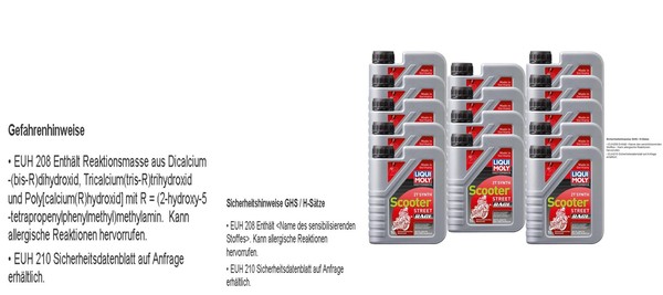 Liqui Moly 14X1 Liter Motorbike 2T Synth Scooter Street Race Motorrad MotoröL-image