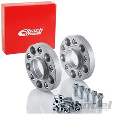 EIBACH PRO-SPACER 40mm SPURVERBREITERUNG SILBER 2x20mm SPURPLATTEN LK:4x100mm