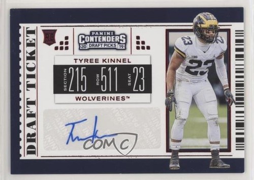 Tyree Kinnel [Red Foil] #235 2019 Panini Contenders Draft Picks card