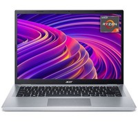 ACER Aspire Go 14 Laptop - AMD Ryzen 3, 128 GB SSD, Silver
