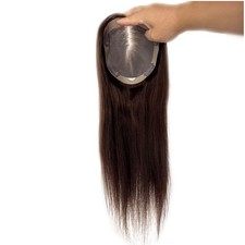 Large Cover Loss Hair Top Piece Wiglet Topper Wig  100% Human Hair For Women