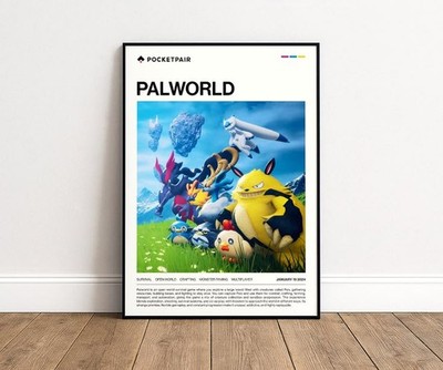 Palworld Game poster: 11 x 17 inches