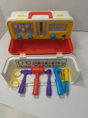 Vintage Chicco Medical Kit nurse doctor case with Tools Pretend Plastic