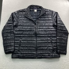 Patagonia Ultralight Down Jacket Mens XL Black Puffer Full Zip Outdoor 84755