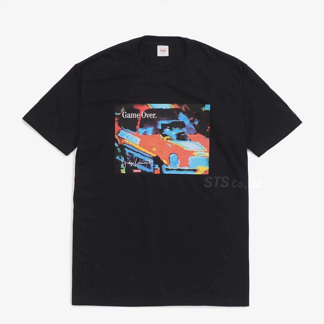 Supreme Men M Yohji Yamamoto Game Over Tee Iconic Streetwear Rare Limited Occasion