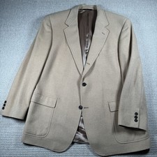 Brooks Brothers Made In Italy 100 Camel Hair Sport Coat 45R Classic Camel