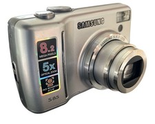 Samsung S85 8.2MP Compact Digital Camera - Boxed - Tested -+SD card 