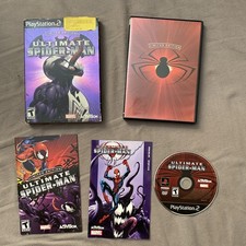 Ultimate Spiderman Limited Edition Playstation 2 CIB Slipcover Comic Manual PS2