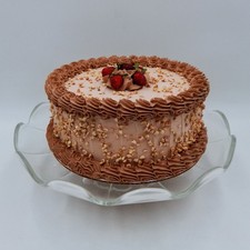 Chocolate Cake Nut Window Display Realistic Art Fake Restaurant Prop Decor