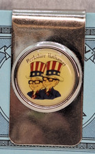 Buffett/Munger Caricatures Money Clip Berkshire Hathaway Vintage Rare Find