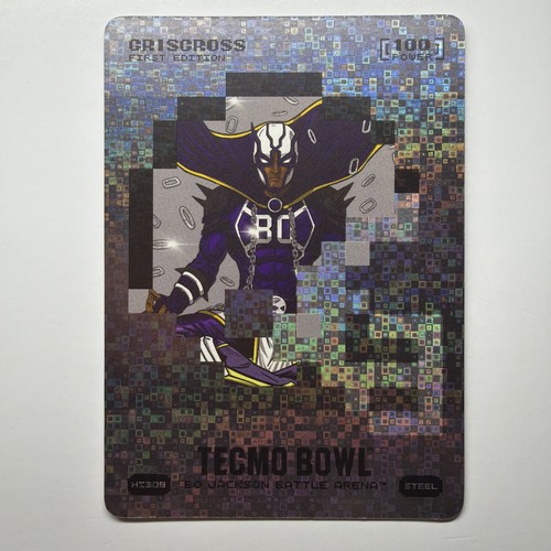 2026 Bo Jackson Battle Arena Tecmo Bowl CRISCROSS Cris Carter Steel Helmet Icon