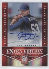 2012 Elite Extra Edition Franchise Futures Signatures /481 Tyler Wagner Auto 3d4